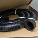 10ft Pool Hose For Above Ground Pools, 1.5 Inch Diameter Swimming Pool Replacement Hose for Filter Pump, Saltwater System, Sand Filters Accessories (1, Black, Normal)
