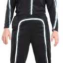 HSCTEK Light Up Child Stick Figure Costume (M 7-8, White)