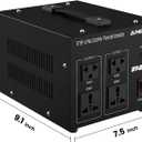 Anbull Voltage Converter 2000 Watt Voltage Transformer, 220V / 230V / 240 Volt to 110V / 120 Volt or 110V / 120 Volt to 220V / 230V / 240 Volt, Heavy Duty Step Up & Down Transformer Converter