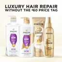 Pantene Shampoo, Sheer Volume - Lightweight Nourishment for Fine, Color-Treated Hair, 72-Hour Fullness and Body, 27.7 Oz Each, 2-Pack + Miracle Rescue Shot (0.5 Oz)