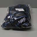 Center Console Liner for Toyota Tundra Accessories 2022 2023 2024 2025 2026, Cup Holder Insert, Door Pocket Interior Trim, Non-Slip Pad, Anti Dust Mat,Car Custom Rubber Coaster (34pcs, Blue)