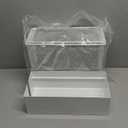 Faraday Cage for WiFi Router, EMF Blocker for WiFi Router, Blocks 90% EMF and 5G Radiation, Compatible with Most Large Routers, White, 12" L x 5.5" W x 12" H