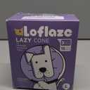 Loflaze Inflatable Dog Cone Collar - Dog Neck Donut Cone Collar Alternative After Surgery - Soft Cone for Large Medium Small Dogs Cats - Alternative Recovery E Collar (Blue, L)