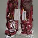 24 Pcs Red Velvet Christmas Ornaments, Rustic Velvet Bows for Christmas Tree, 5x7 Inch Pre-Tied Vintage Xmas Bows for Wreaths, Gifts and Holiday Home Dcor, Ribbon Bows for Garland (3/8")