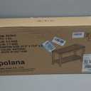 Upolana Teak Shower Bench, 32" Solid Wood Shower Stool for Inside Shower to Sit On, Wooden Bathroom Shower Seat Waterproof, 32 x 14 x 20 inches