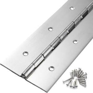 Heavy Duty Piano Hinge 20 Inch x 3 Inch Width, True 0.060'' Thick Stainless Steel Piano Hinge for Heavy Duty Cabinet, Door, Toolbox, Wooden Box, Metal Plate, Furniture, Industrial Project