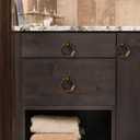 Vintage Hexagonal Cabinet Handles, Antique Bronze Zinc Alloy Drawer Pulls, 4 Piece Set, Geometric Door Knobs with Mounting Hardware