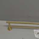 JQK Double Towel Bar 27 Inch, Brass Gold Useable Length 24 Inch 304 Stainless Steel Thicken 0.8mm Bath Towel Rack for Bathroom, Towel Holder Wall Mount, TB100L24-BG