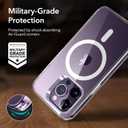 ESR for iPhone 14 Pro Case, Compatible with MagSafe, Shockproof Military-Grade Protection, Scratch-Resistant Back, Magnetic Phone Case for iPhone 14 Pro, Classic Hybrid Case, Clear
