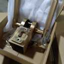 Asidrama 4 Pack Champagne Bronze Privacy Door Handles, Door Lever with Door Knobs Indoor for Bedroom or Bathroom, Heavy Duty Door Handles Interior with Locks for Left Right Sided Doors