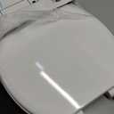 KOHLER 20454-0 Ridgewood Elongated Soft Close Toilet Seat, Quiet Close, Wood Toilet Seat, Home Essentials, White