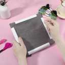 3 Pack Square Embroidery Hoops, Plastic Cross-Stitch Hoops, Plastic Clip Frame for Embroidery, Embroidery Quilting Frames (6x6, 8x8, 11x11)