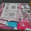 Doloowee DIY Dolls House for Girls - 4-Level 10-Room Villa with 2 Dolls, 4 Dogs & Rich Accessories, DollsHouse Toys for Kids 4-8 Years Old