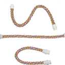 34 Inch Flex Rope (Large) - Bendable Fun Climbing Perch Cage Accessory Toy - Sugar Gliders, Squirrels, Degus, Marmosets, Monkeys, Parrots, Birds, Rats & Other Small Animals