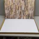 3 PCS Acoustic Wall Art Acoustic Panels, 24x16 Inches Flat Stone Pattern Sound Absorbing Wall Art, Decorative Sound Absorbing Panels for Wall, Room, Home Theater, Studio