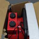 Buyplus Greenhouse Heater with Digital Thermostat, 1500W Outdoor Heaters for Patio, Overheat Protection & 3S Fast Heating, Electric Space Heater for Patio, Garage, Greenhouse, Flower House, Red