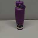 Hydro Flask Travel Water Bottle - Insulated Stainless Steel - Wide Straw Lid, Non Spill, Leakproof in 40 Oz Beachplum Purple