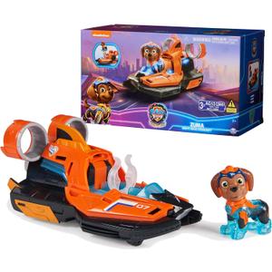 Paw Patrol: The Mighty Movie, Toy Jet Boat with Zuma Mighty Pups Action Figure, Lights and Sounds, Kids Toys for Boys & Girls 3+