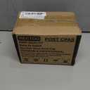 4x4 Vinyl Post Caps White (Actual 4.00" Internal Size - NOT for Wood Posts), Pyramid Top Toppers for Fences, Decks & Mailboxes, Weatherproof PVC Post Protector (6 Pack)