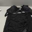 Blooming Jelly Womens High Wasited Bikini Sets Tummy Control Swimsuits Curvy Mesh Swim Skirt, Size L