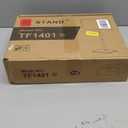 Rfiver Swivel Floor TV Stand with Mount for 32-60 inch TVs up to 88 lbs, Height Adjustable Tall TV Stand with Wood Base, Saving Space Design for Bedroom, Living Room and Corner, Max VESA 400x400mm (Black)