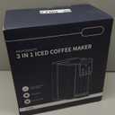 SHARDOR Single Serve Coffee Maker Upgrade, Hot & Iced Coffee Machine for K Cup and Grounds, 6 to 14 oz Brew Sizes, 50 oz Removable Water Tank, Bold Brew Setting, Pod Maker with Reusable Filter, Black