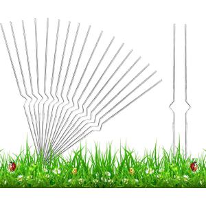 Yard Signs Stakes - 36pcs Metal Stake Heavy Duty Wire Stakes for Lawn Sign 13'' Alternative to H Frame Stakes, Reusable Yard Stakes Sign Holder
