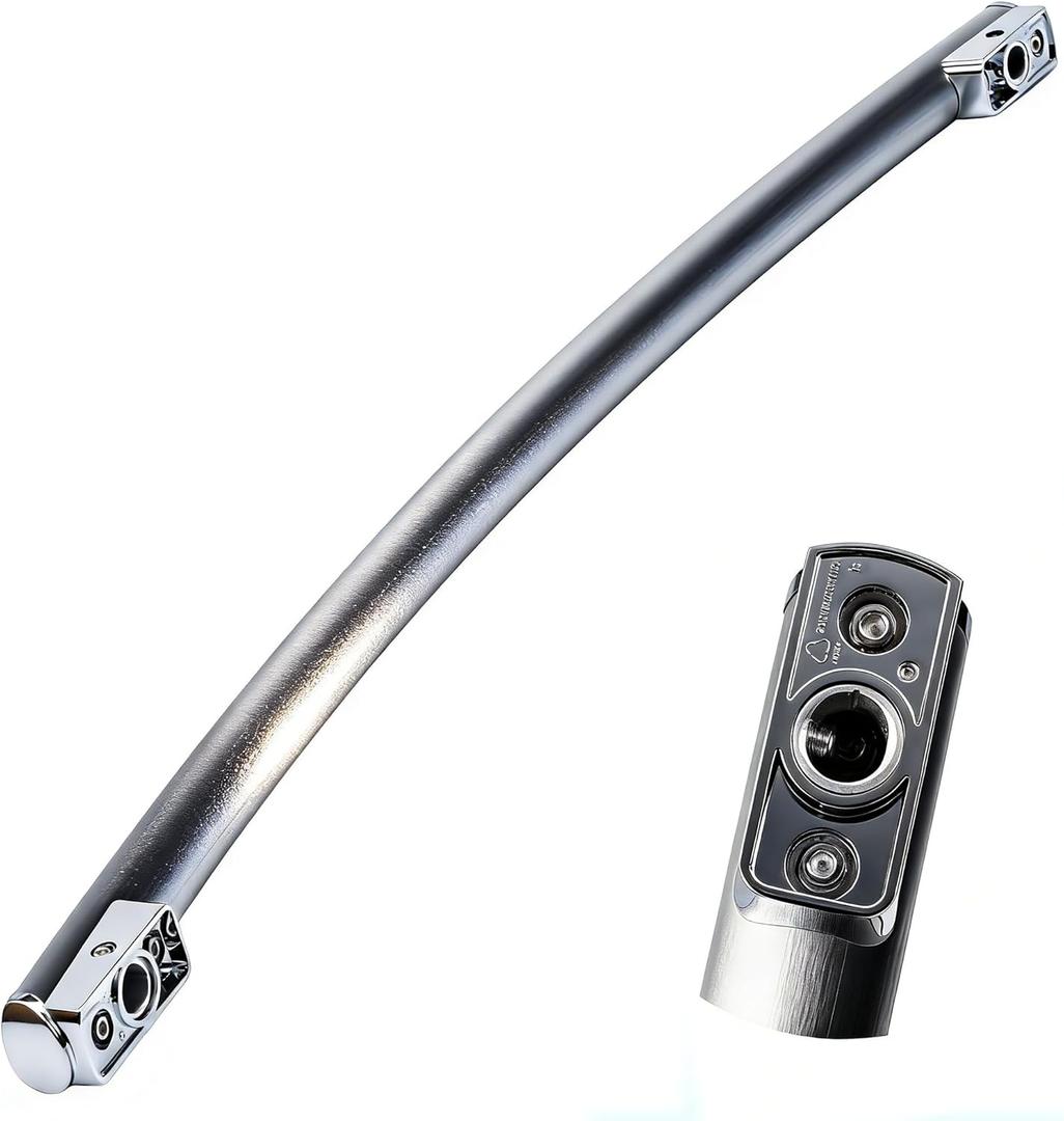 33" WR12X23646 Freezer Door Handle for GE Refrigerator, Stainless Steel Replacement Handle, Fits Specific GE/Hotpoint/Cafe Bottom-Mount Refrigerators