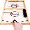 Nutty Toys Sling Puck Family Game XL - Fast & Rapid Tabletop Table Battle, Top Xmas Gift 2026, Unique Kids & Adults Christmas Stocking Stuffer Idea, Best Teenage Girl, Teen Boy & Tween Holiday Present