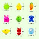 24 Pack Prefilled Easter Eggs with Squishies Toys, Easter Basket Stuffers for Kids, Party Favors, Boys Girls Easter Eggs Hunt Game Classroom Prizes Supplies