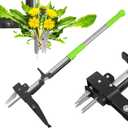 ORIENTOOLS 4 Claws Weed Puller Tool, Stand Up Weed Puller with Long Ergonomic Handle, Weed Puller Tool Stand Up Heavy Duty, Dandelion Picker, Garden Tools for Weeding, Weed Remover Tool for Lawn, Yard