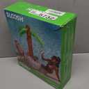 JOYIN 60" Inflatable Palm Tree Cooler, Beach Theme Decor, Pool Party Decorations, Luau Hawaiian Birthday Party Supplies, Ocean Jungle Tropical Themed Summer Outdoor Drink Cooler (Transparent)