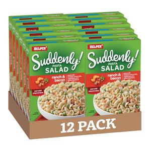 Suddenly Pasta Salad Ranch & Bacon, 7.5 Ounces, 12 per Case (EXP 06/17/27)