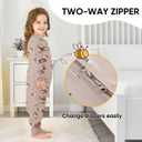 Miracle Baby Sleep Sack with Feet, 0.5 TOG Lightweight Toddler Sleeping Bag with Legs & Long Sleeves for Early Walkers