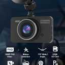 Dash Cam Front Car Camera, FHD 1080P Dashcam for Cars, Dash Camera with 32G SD Card, 24 Hours Parking Monitor, Night Vision, Loop Recording, G-Sensor, 3'' IPS Screen, 170Wide Angle