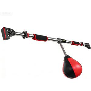 SYNTECSO Speed Bag for Doorway, Boxing Punching Bag, Hanging Punching for Adults, Reflex Ball with Adjustable Length Stand, Boxing Gear Speed Bag for Door Frame, Doorway, Home Gym