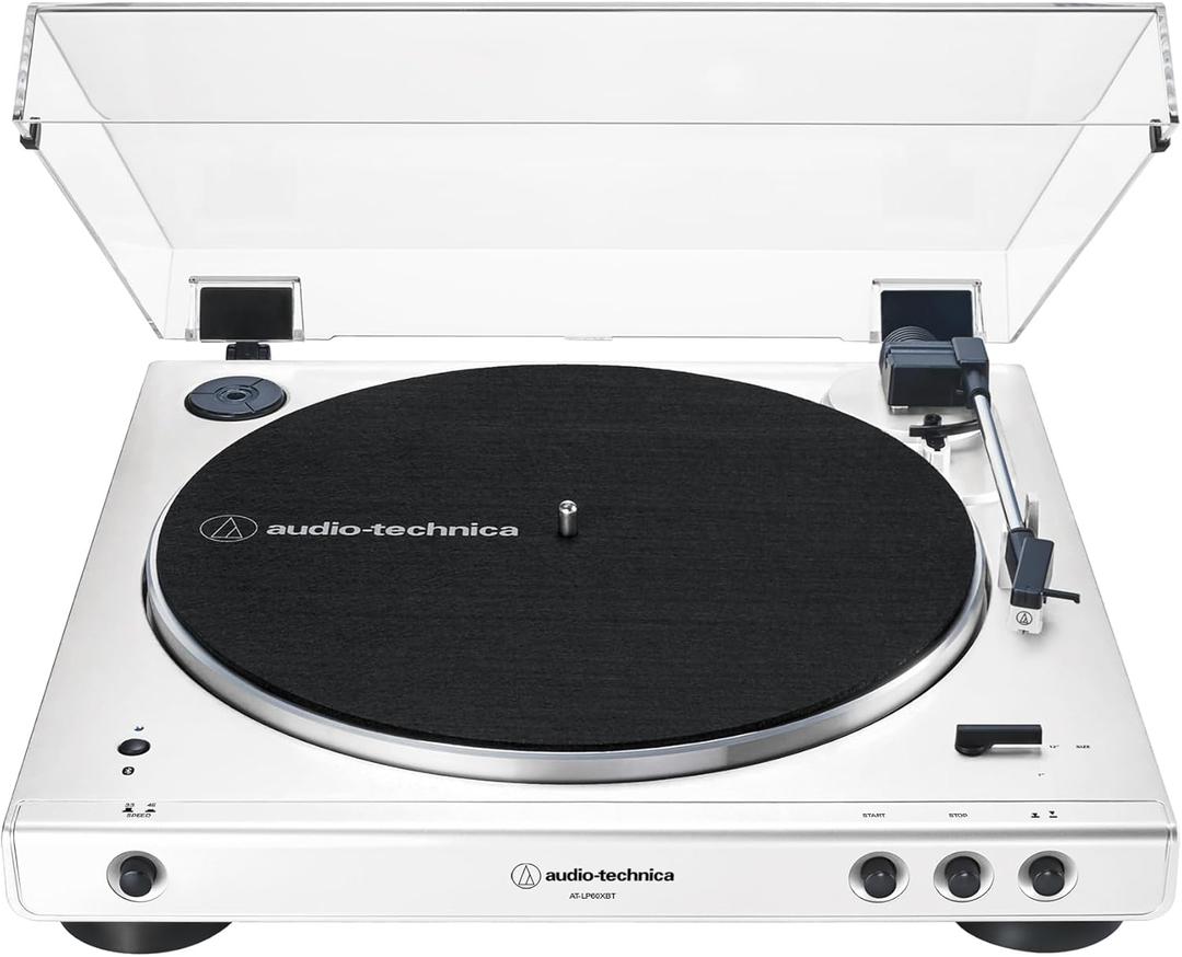 Audio-Technica AT-LP60XBT-WW Automatic Turntable (White)