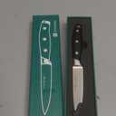 linoroso 3.5 Inch Paring Knife, Sharp Forged German Stainless Steel Kitchen Knife, Full Tang Small Fruit Knife with Ergonomic Handle, Premium Classic Series with Elegant Gift Box