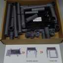 Large Standing Turtle Basking Platform, 10.8" Width Aquatic Resting Area, DIY Ramp with PVC Pipes and EggCrate Suction Cups, Turtle Tank Accessories