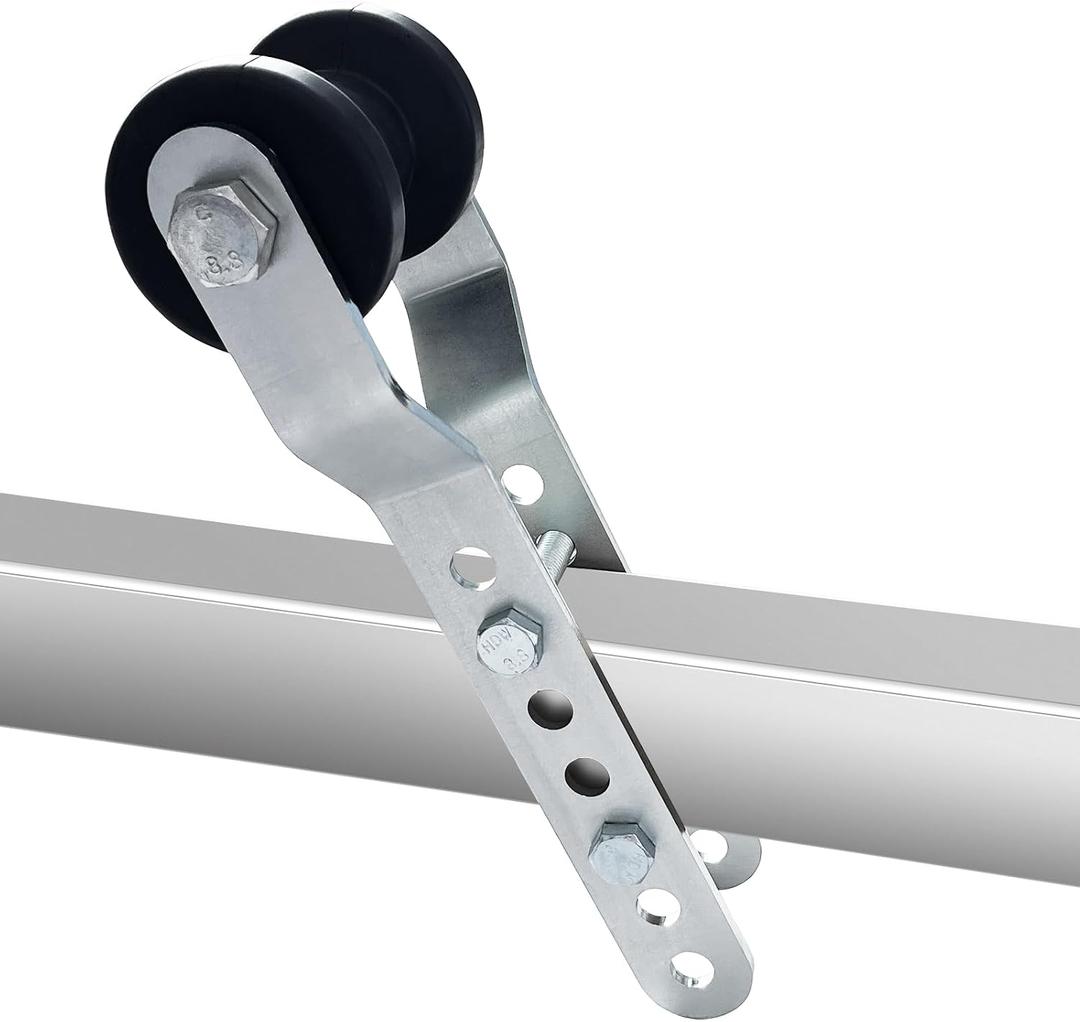 TENGBASE Marine Keel Roller, Adjustable Roller Bracket Assembles, 4 Rubber Keel Roller for Boat Trailer