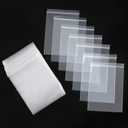 100Pcs Small Ziplock Plastic Bags, 3.5 x 5 Inches Resealable Self Sealing Zipper Clear Plastic Bags for Jewelry, Cookie, Candy, Birthday Party Self Sealing Plastic Bags