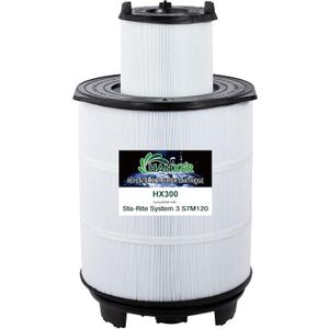 HANXER System 3 S7M120 Inner and Outer Set Pool Filters- Replacement for SR300, 25021-0200S and 25022-0201S Pool Filter Cartridge, 300 Sq.Ft.