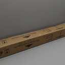 Blissun 7.5 ft Patio Umbrella, Yard Umbrella, Outdoor Market Umbrella with Push Button Tilt Crank (Tan)