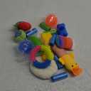 Dog Toys 25 Pack for Fun and Teeth Cleaning, Puppy Chew Toys Pack with Squeak Plush Toy,Squeaky Toy Balls,Tug of War and Rope Toys for Puppy to Small Dogs