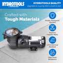 SWIMLINE HYDROTOOLS Above-Ground Pool Motor Pump, 2-Speed, Hydro-Flo 1 HP w/ 5280 GPH, Horizontal