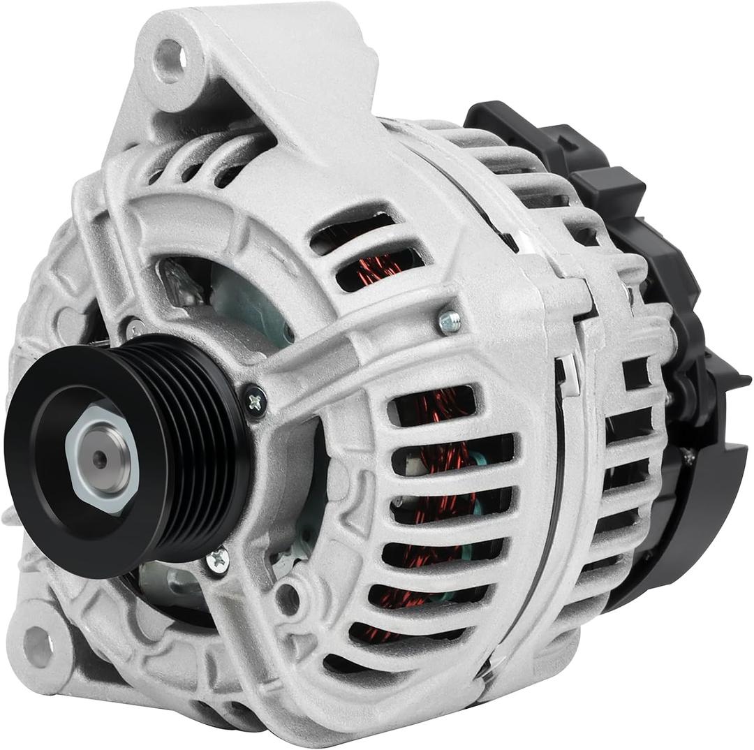 SCITOO Alternator Compatible with 2004-2008 for Chrysler for Crossfire 3.2V6 04 05 06 07 08 Base and SRT6 All Models - 12V 120Amp CW 6-Groove Pulley, Replace OE 13884 23096 11-154-72-02 0111546802