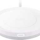 BESTINNKITS White Smart Coffee Auto On/Off Gravity-Induction Mug Office Desk Use, Candle Wax Cup Warmer Heating Plate (Up to 131F/55C)