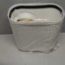 steo spce Automatic Motion Sensor Bathroom Small Trash Can with Lid, 2.6 Gallon Touchless Slim Garbage Can, Smart Waterproof Trash Bin for Bedroom, Restroom, Living Room, Office (Gold White)