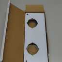 Lock and Door Reinforcer Plate, Reinforce and Repair Doors, Add Extra Security to Your Home, Latch/Deadbolt Cover Plate 2-3/4 in Backset, 1-3/8 in Thickness, Stainless Steel Door Guard