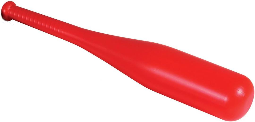 Sportime Mondo Baseball Bat, 26.5" x 4" Red, Plastic